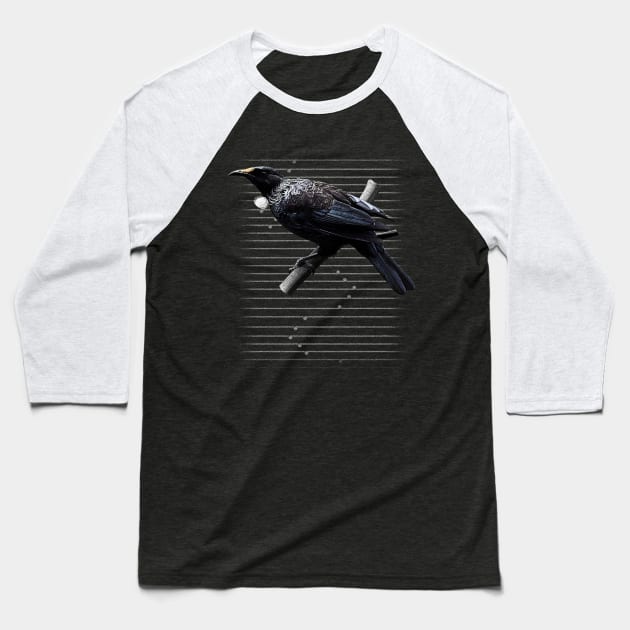 Tui Baseball T-Shirt by denniswilliamgaylor